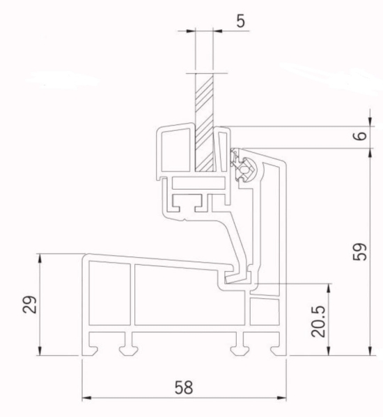 Kellerfenster braun 80 x 40 Einfachverglasung mit Komplett Set Sicherheitsstange